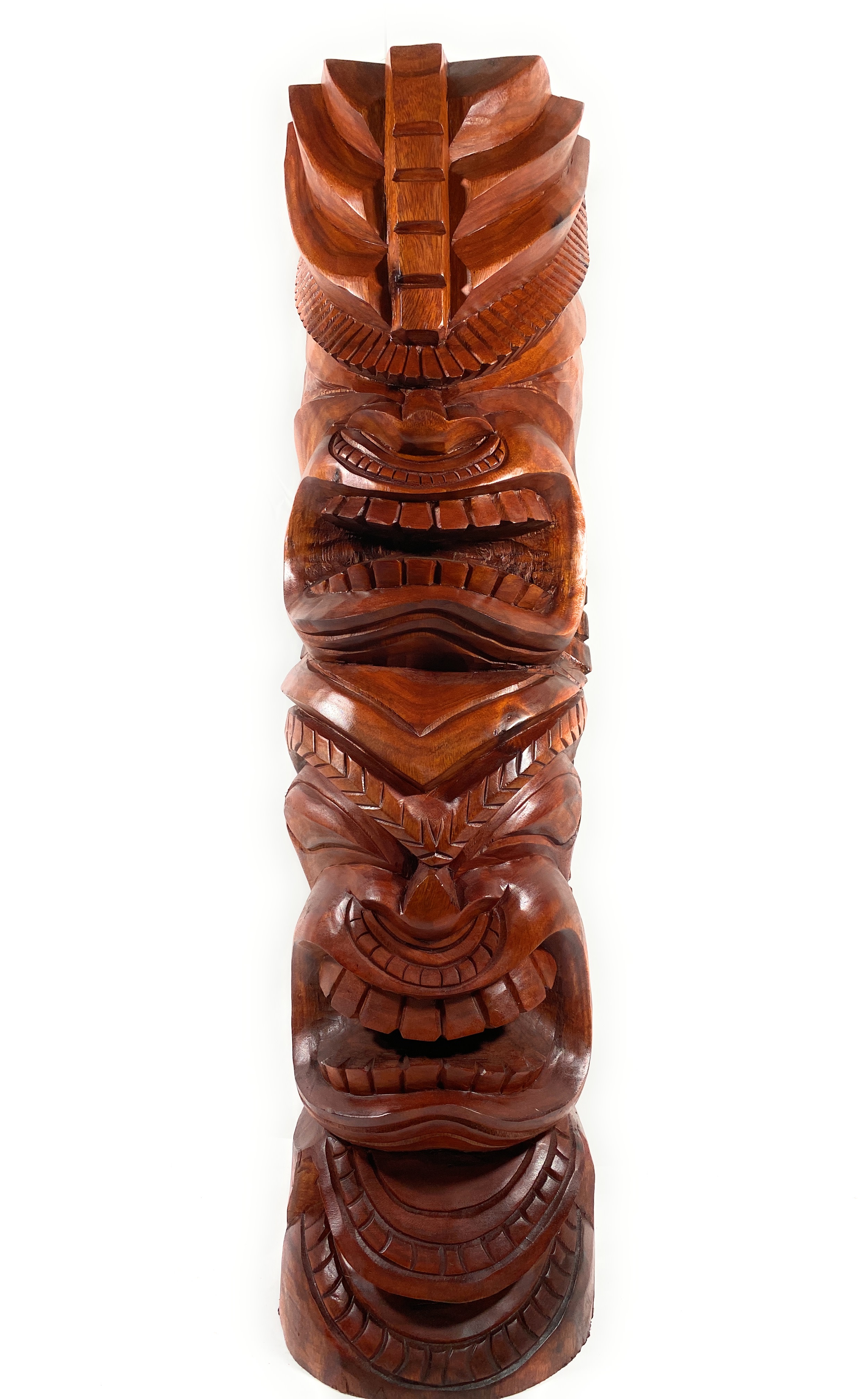 Premium  Love & Prosperity Tiki Totem 40 inch - Acacia Koa - Hawaii Museum | #yuy3811100 Premium  Love & Prosperity Tiki Totem 40 inch - Acacia Koa - Hawaii Museum | #yuy3811100